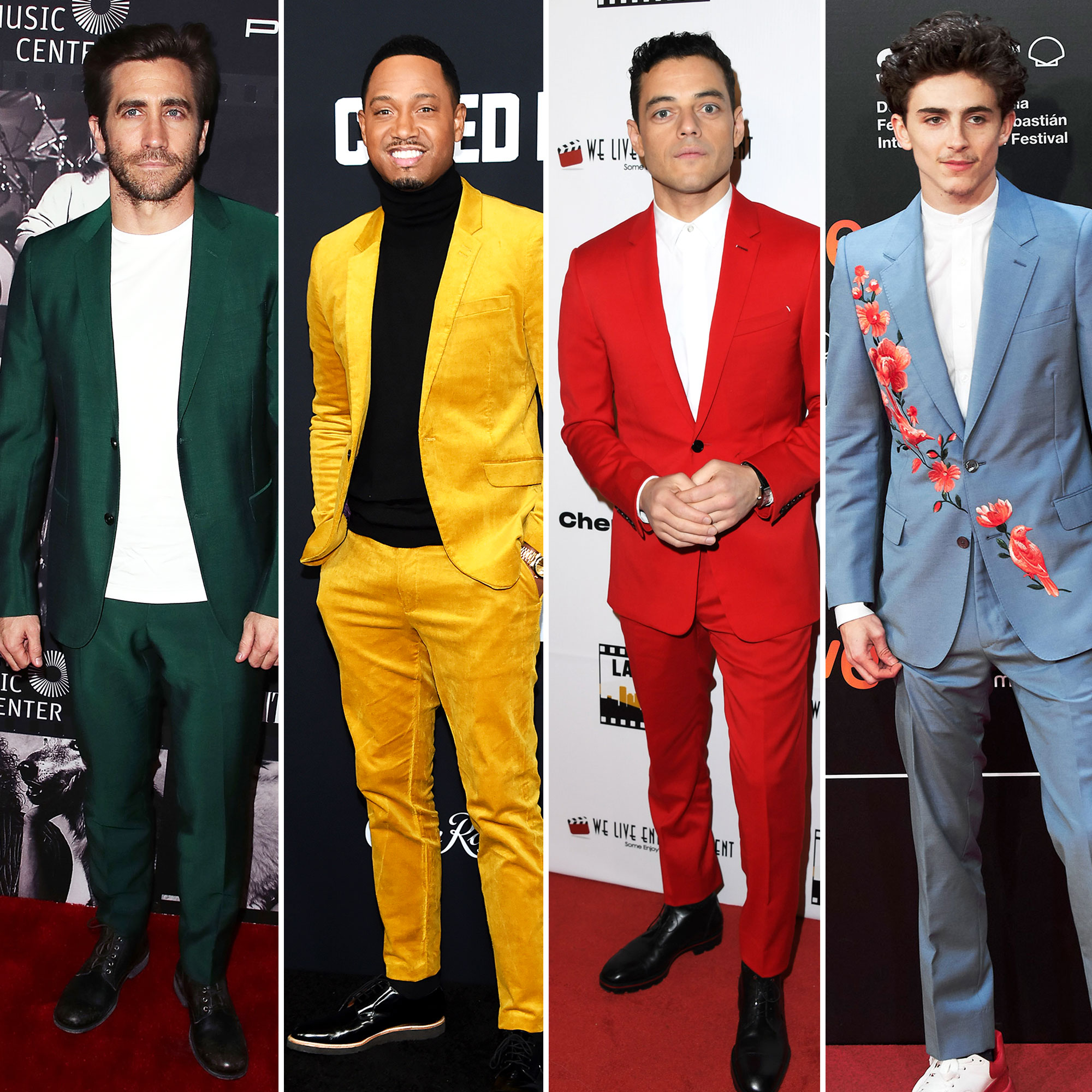 Colorful Suits Red Carpet Trend: Rami ...